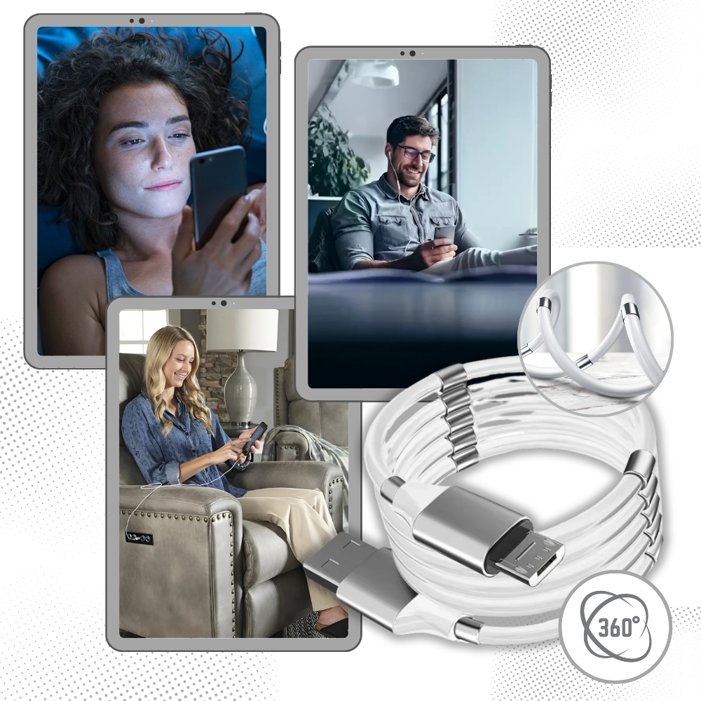 Magnetic Flex USB Cable - Ozerty