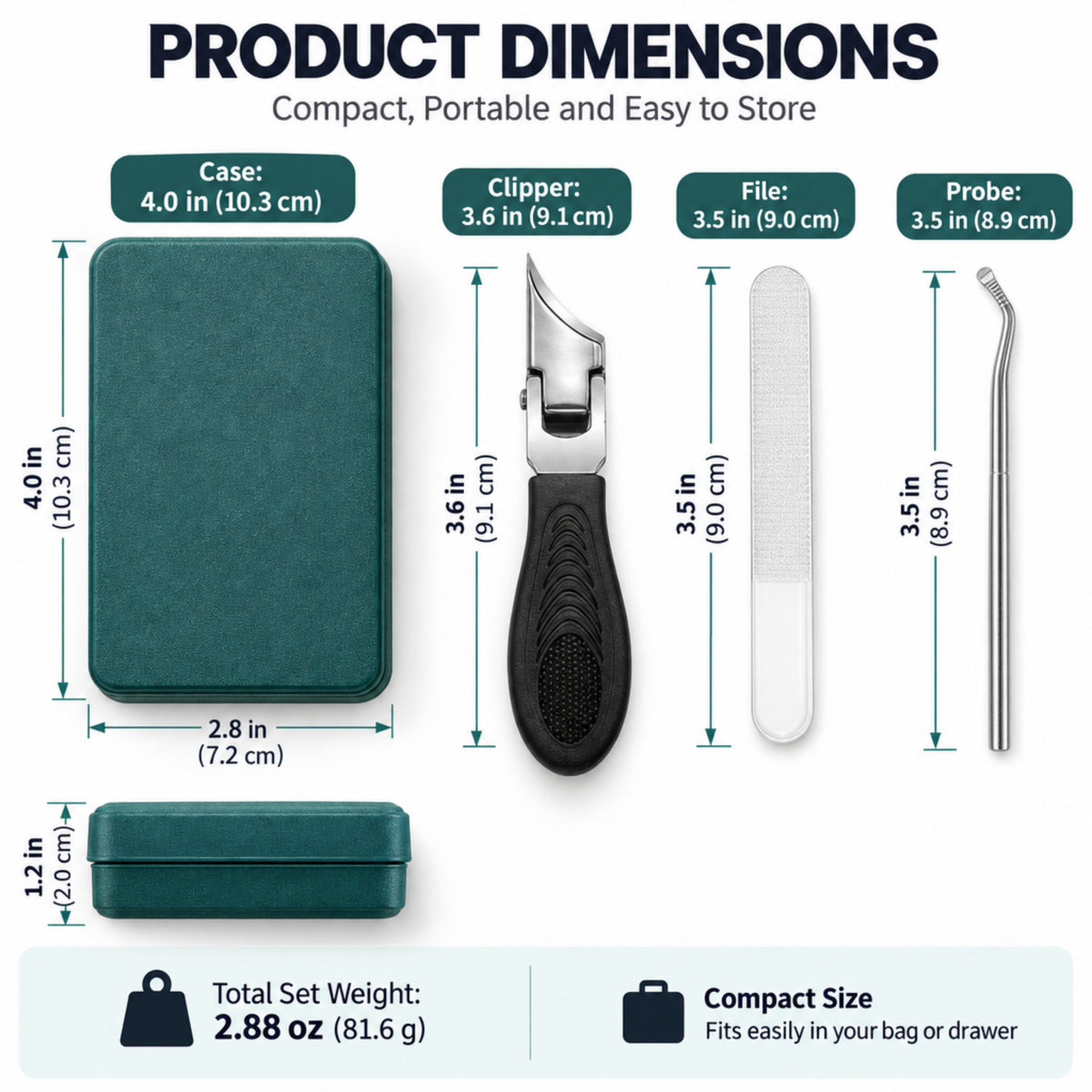 Easy Grip Senior Toenail Clipper Kit - Demo Ozerty