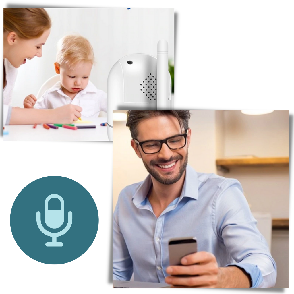 HD Wireless Security Camera with Sound and Motion Detection