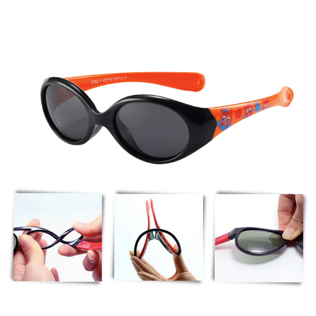 Polarized Baby Sunglasses with Strap for Ages 0 – 3