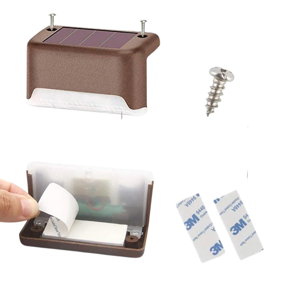 Solar LED lights for Steps (4pcs)