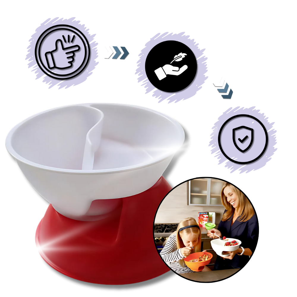 Dry-Wet Separation Cereal Bowl - Ozerty