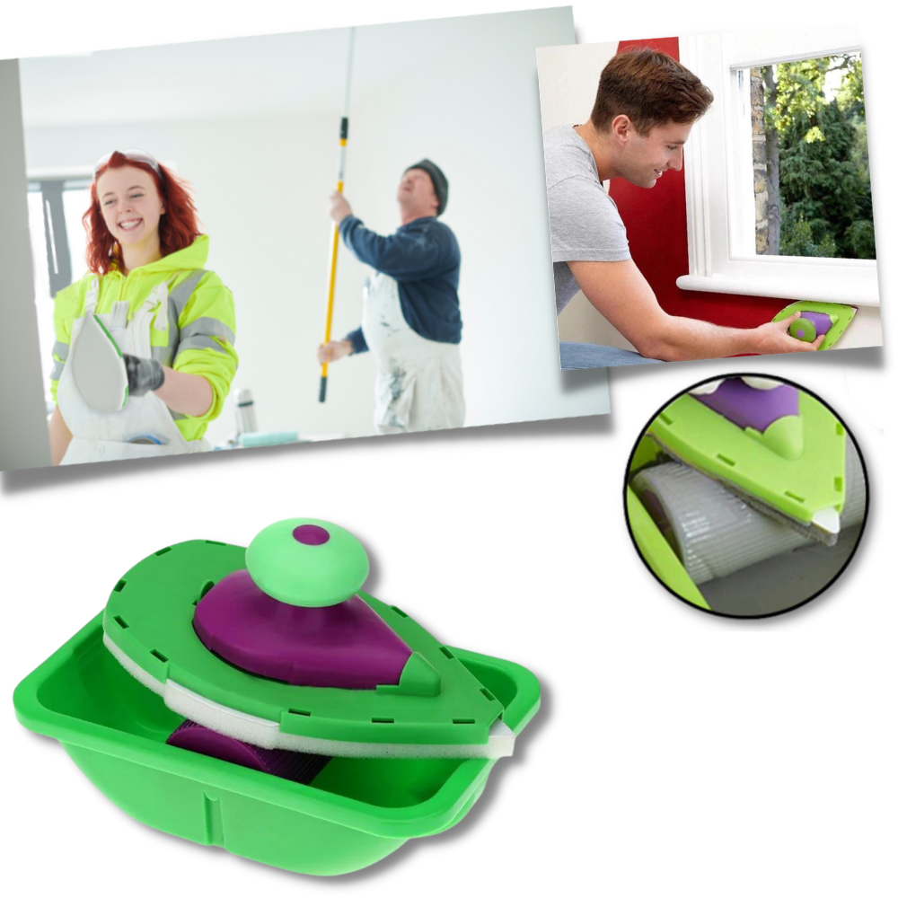 Paint Edger Set 4pcs Sponge Point and Decorative  - Ozerty