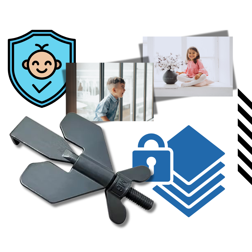 Universal No Drilling Travel Door Lock - Ozerty